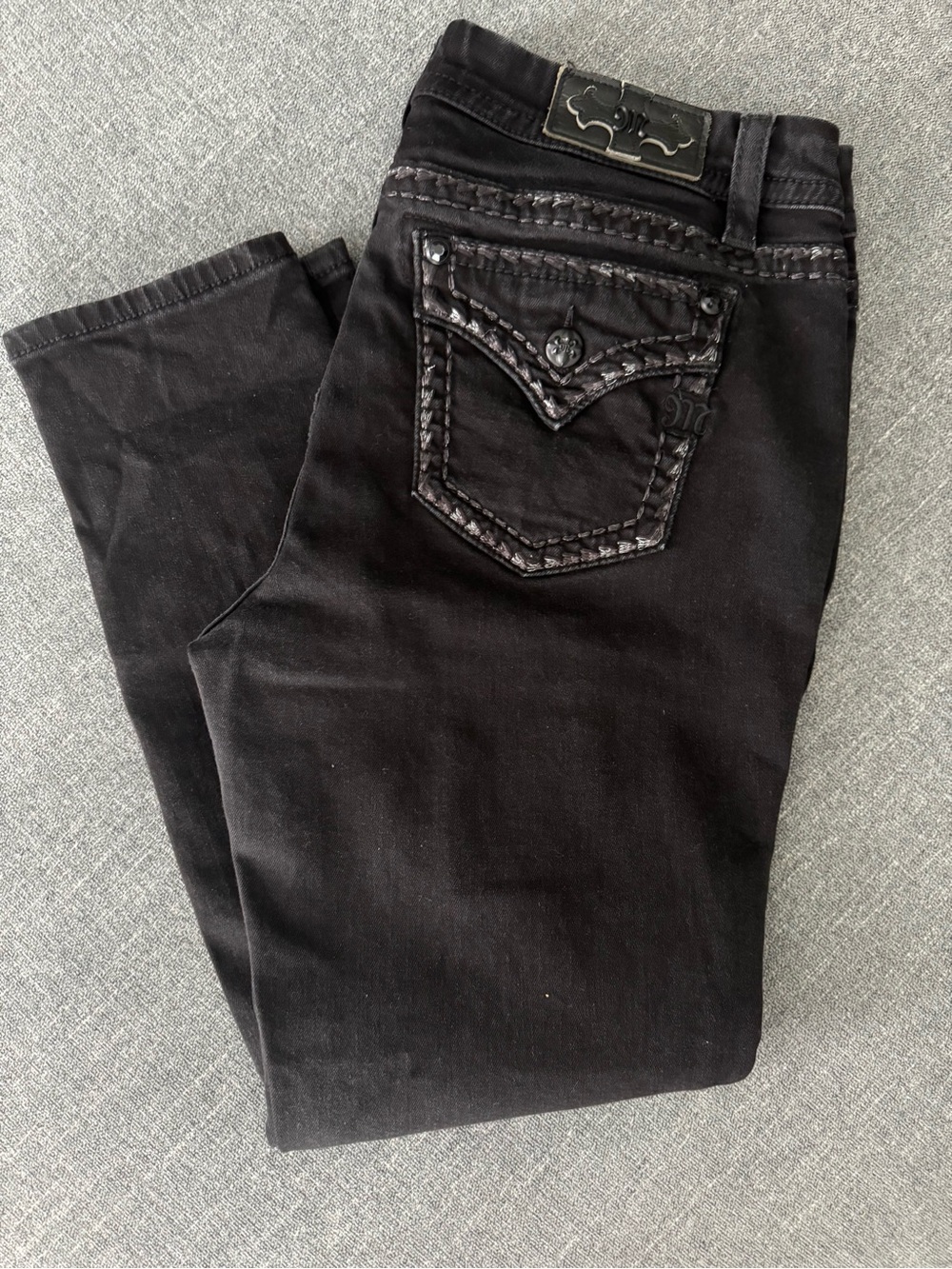 Miss Me Black Easy Skinny Jeans Size 32
